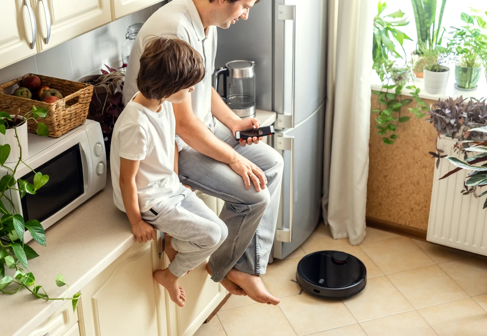 robotic vacuum cleaner self emptying