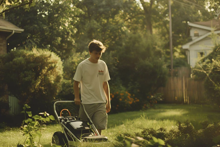 electric battery lawn mowers